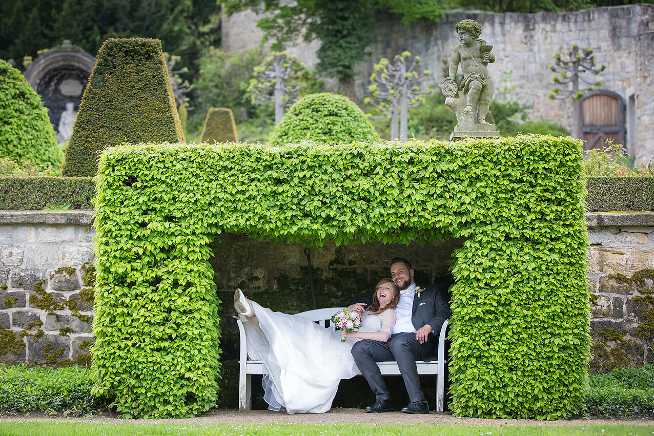 Hochzeitsfotos im Schlosspark Blankenburg