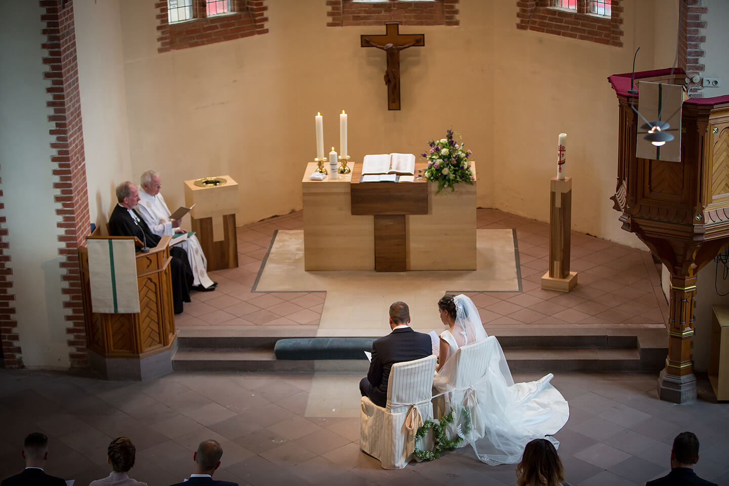 Trauung in der St Paulus Kirche in Buchholz
