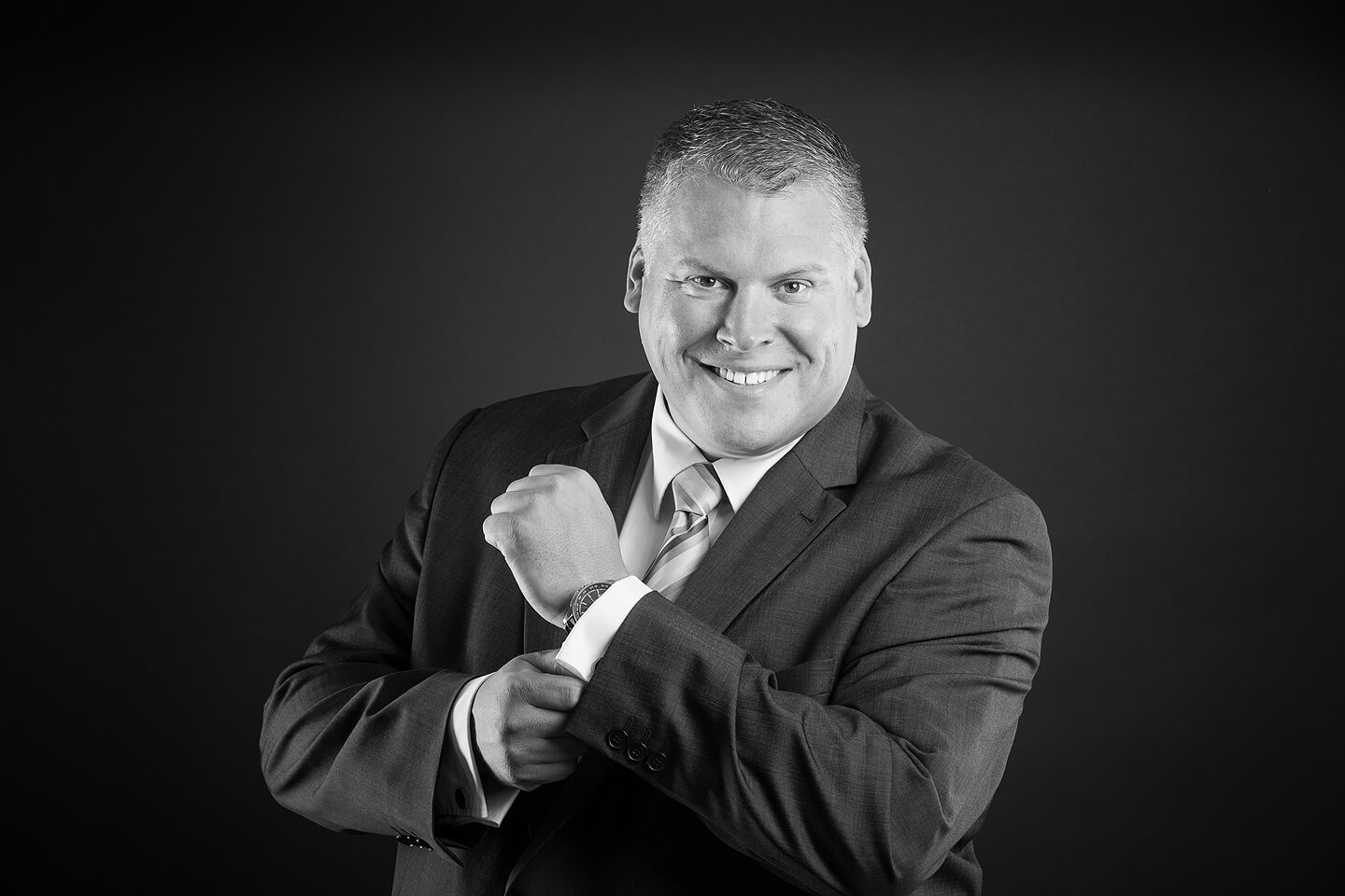 Schwarzweiss Businessfoto