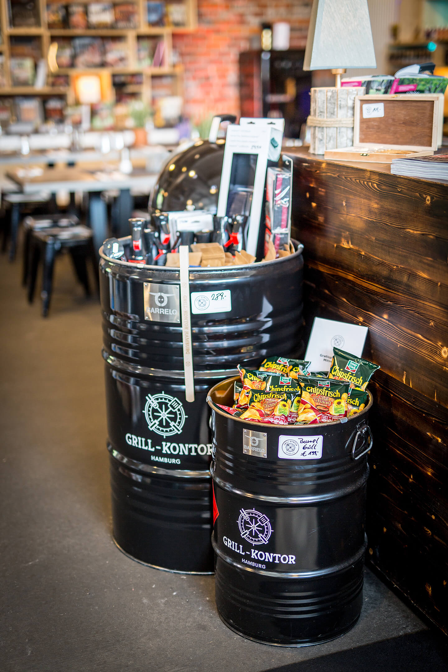 Tresenbereich im Grill-Kontor Hamburg