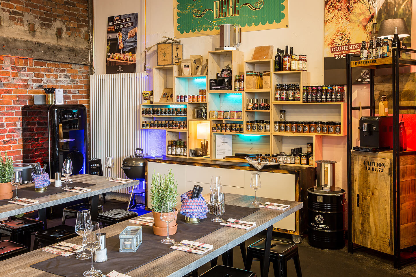 Firmenportrait Grill-Kontor Innenaufnahme