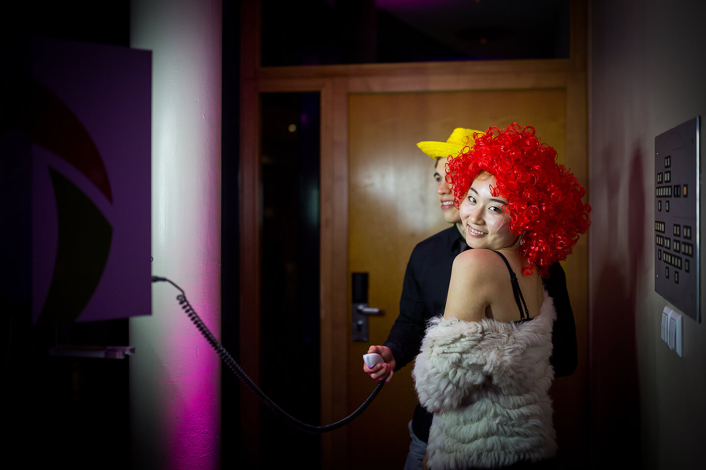 Photobooth während der Hochzeitsreportage in Hamburg