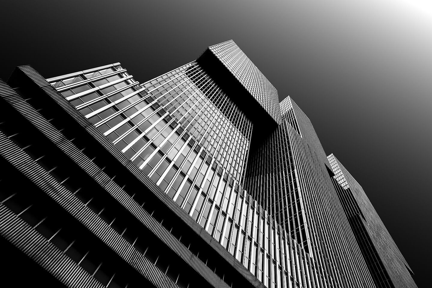 Freie Arbeit: Architekturfotografie S/W