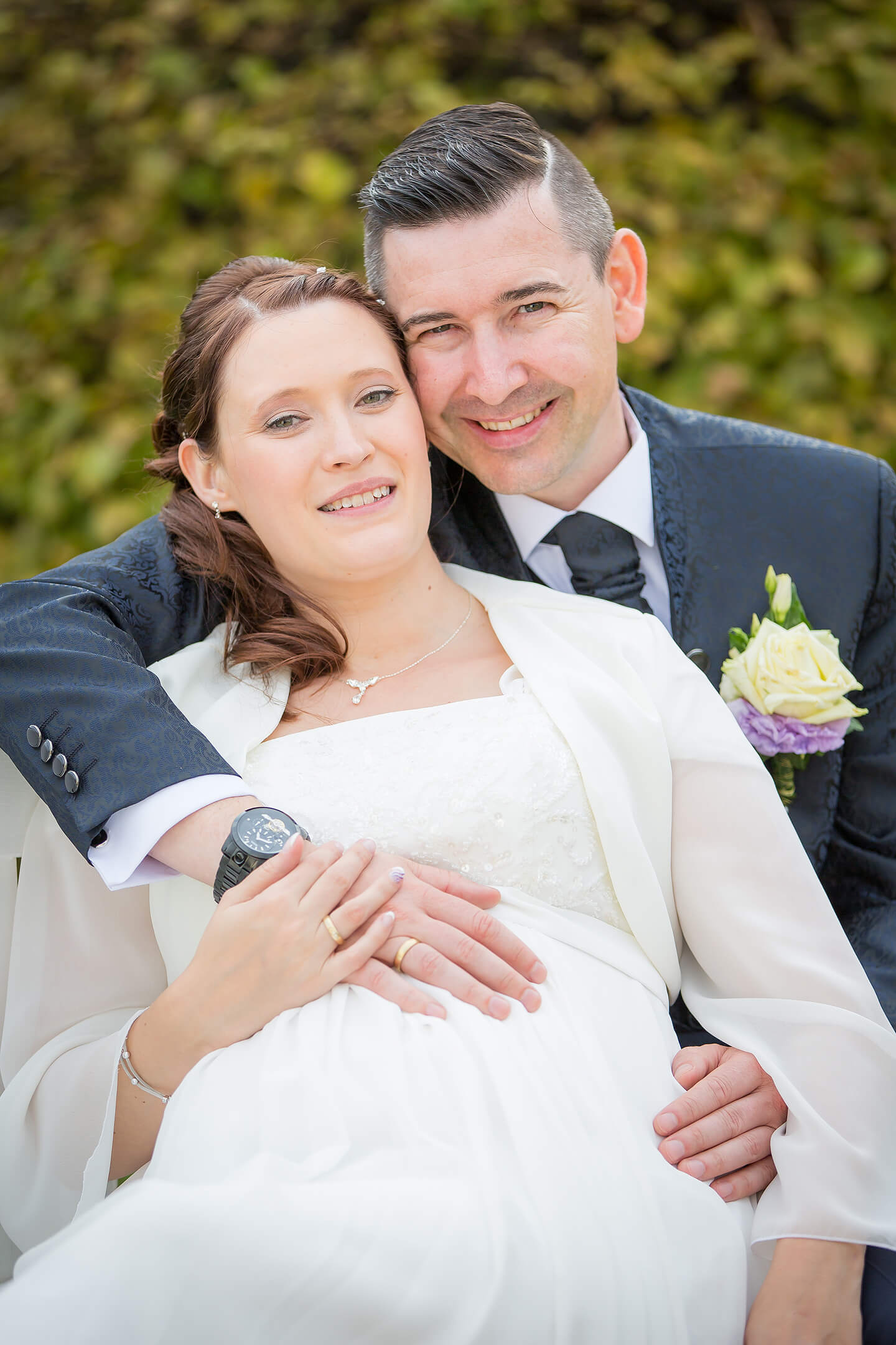 Hochzeitsfotos im Schlosspark