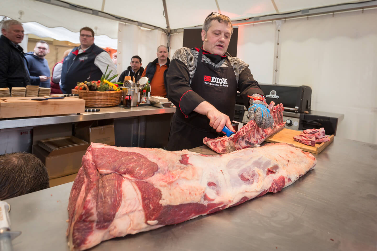 Als Messefotograf bei der Präsentation von Fleischsommelier Christoph Grabowski