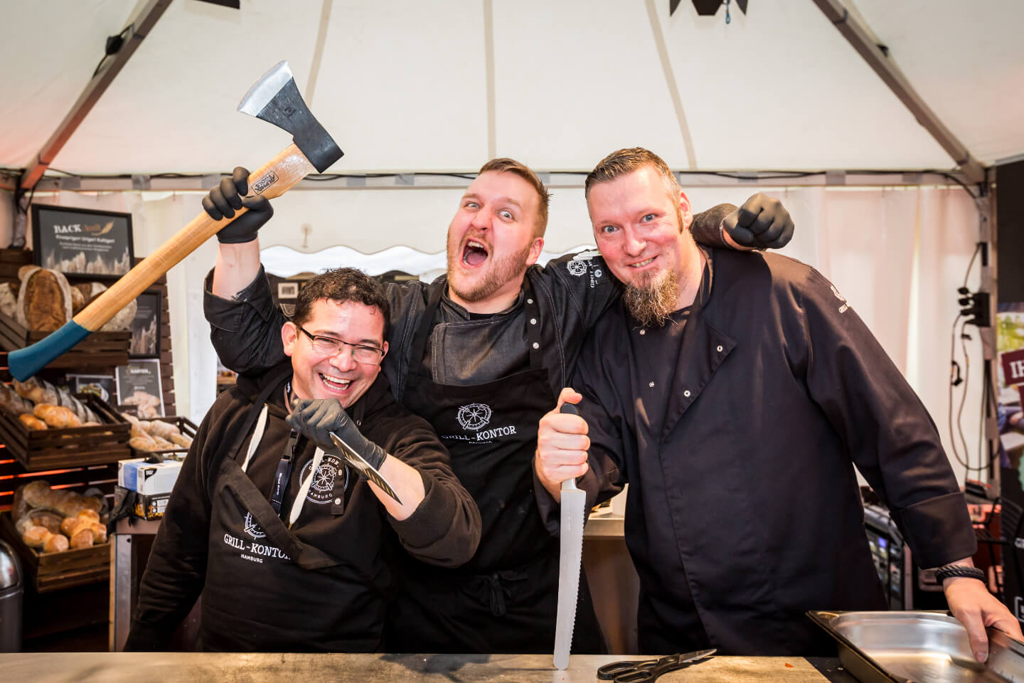 Messefotos vom Grill & BBQ Court auf der Internorga 2018