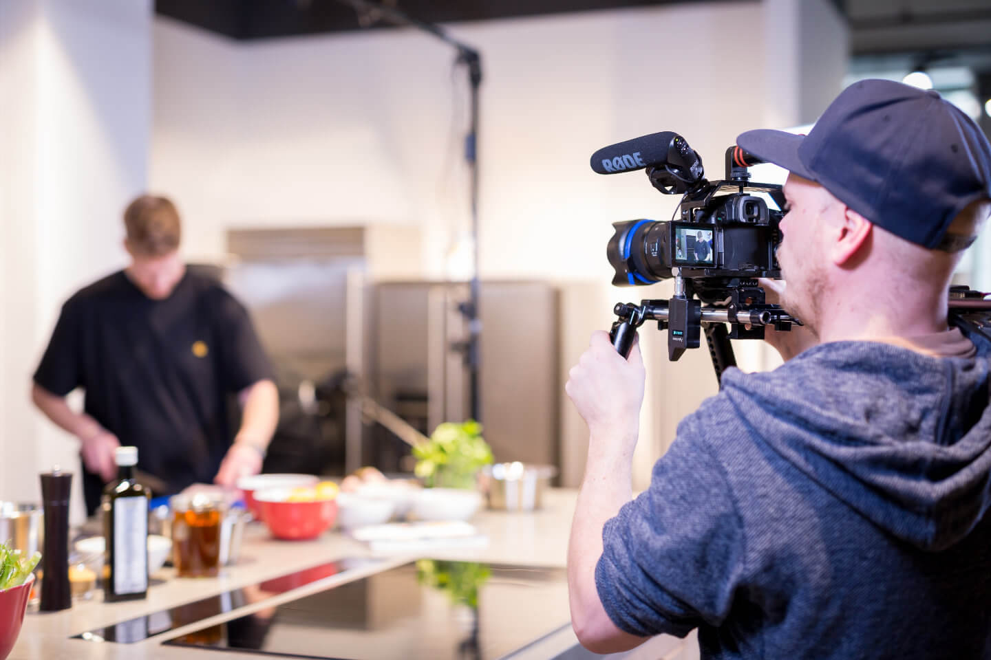 Makin of Foto vom Filmdreh mit Nils Egtermeyer