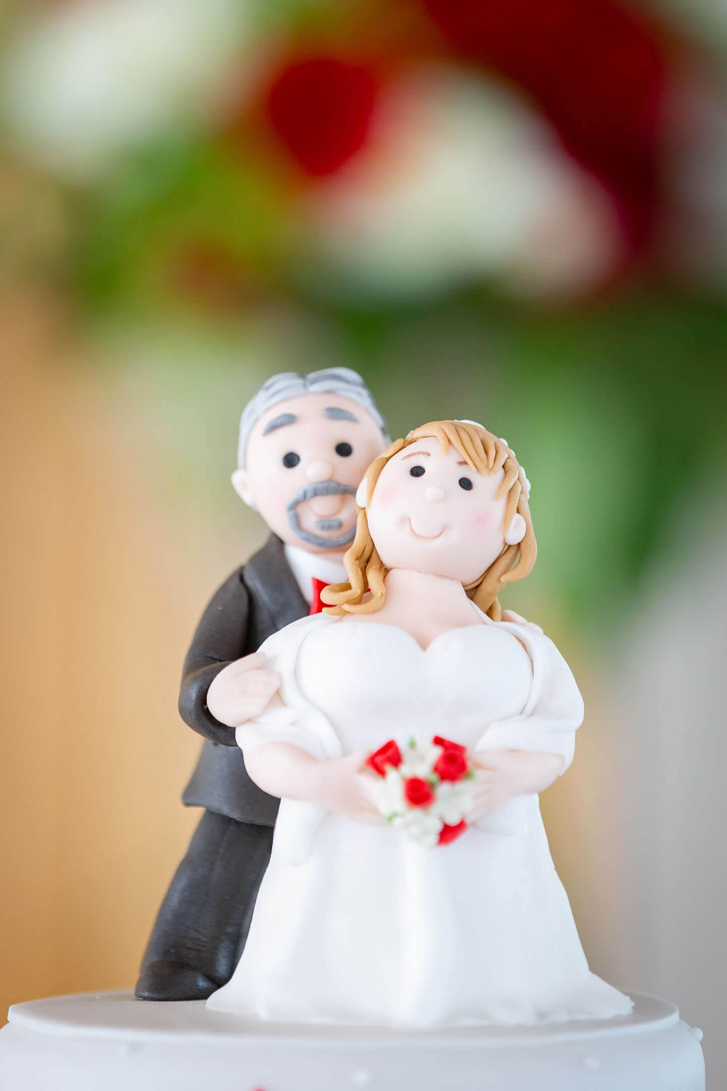 Figuren der Hochzeitstorte