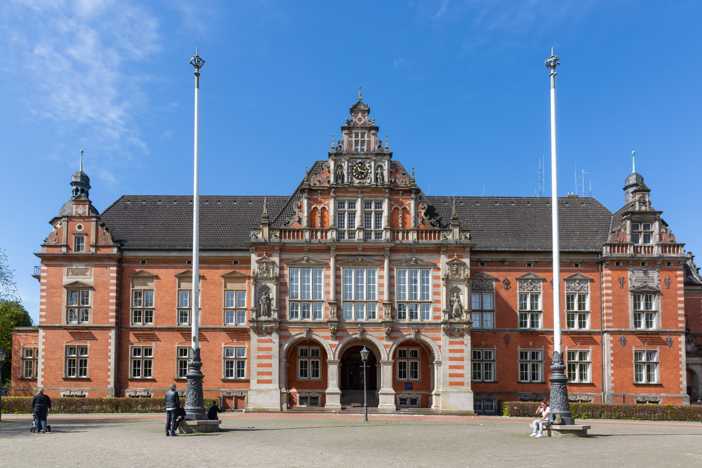 Rathaus Hamburg-Harburg mit dem Standesamt