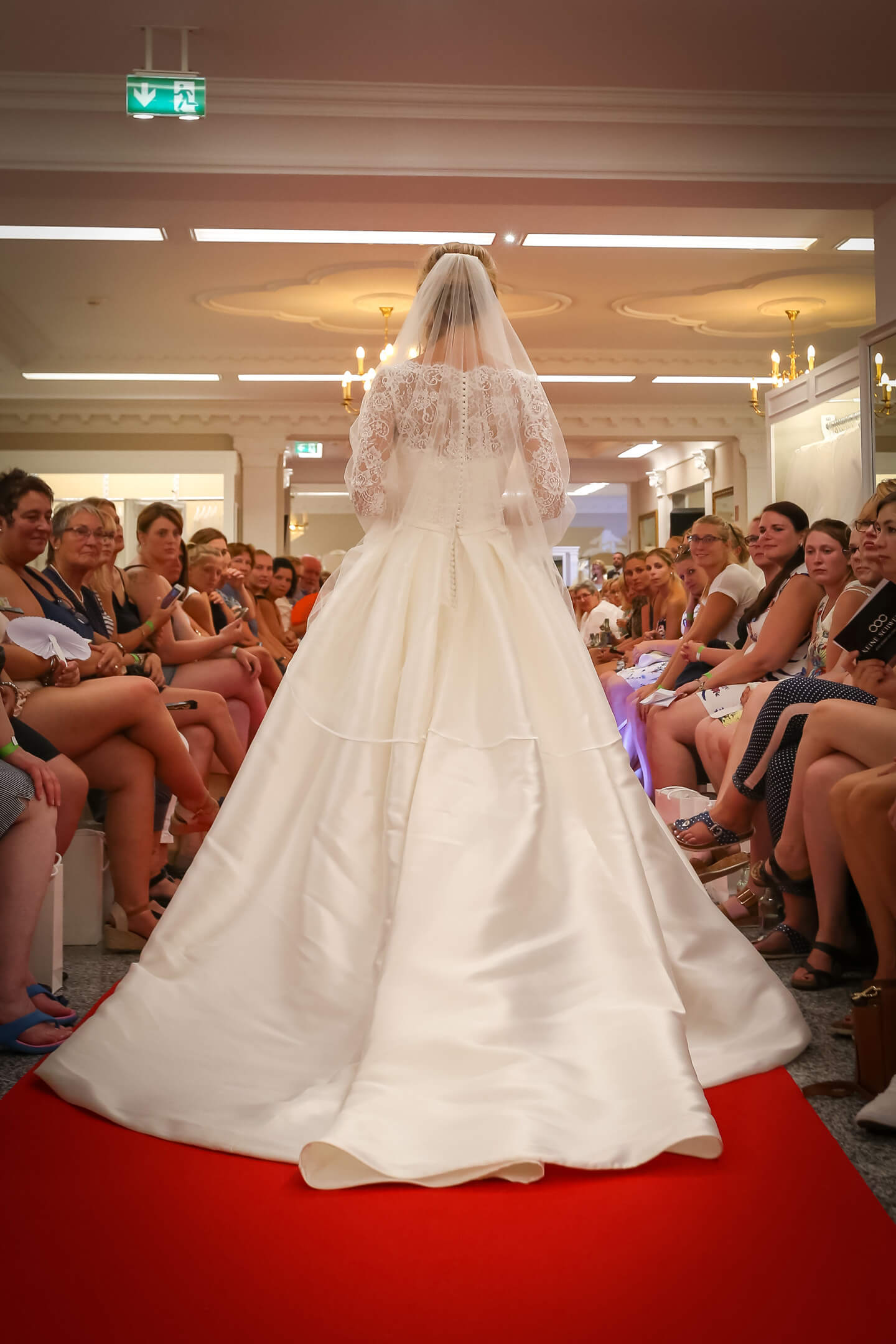 Pronovias Hochzeitskleid auf dem Laufsteg