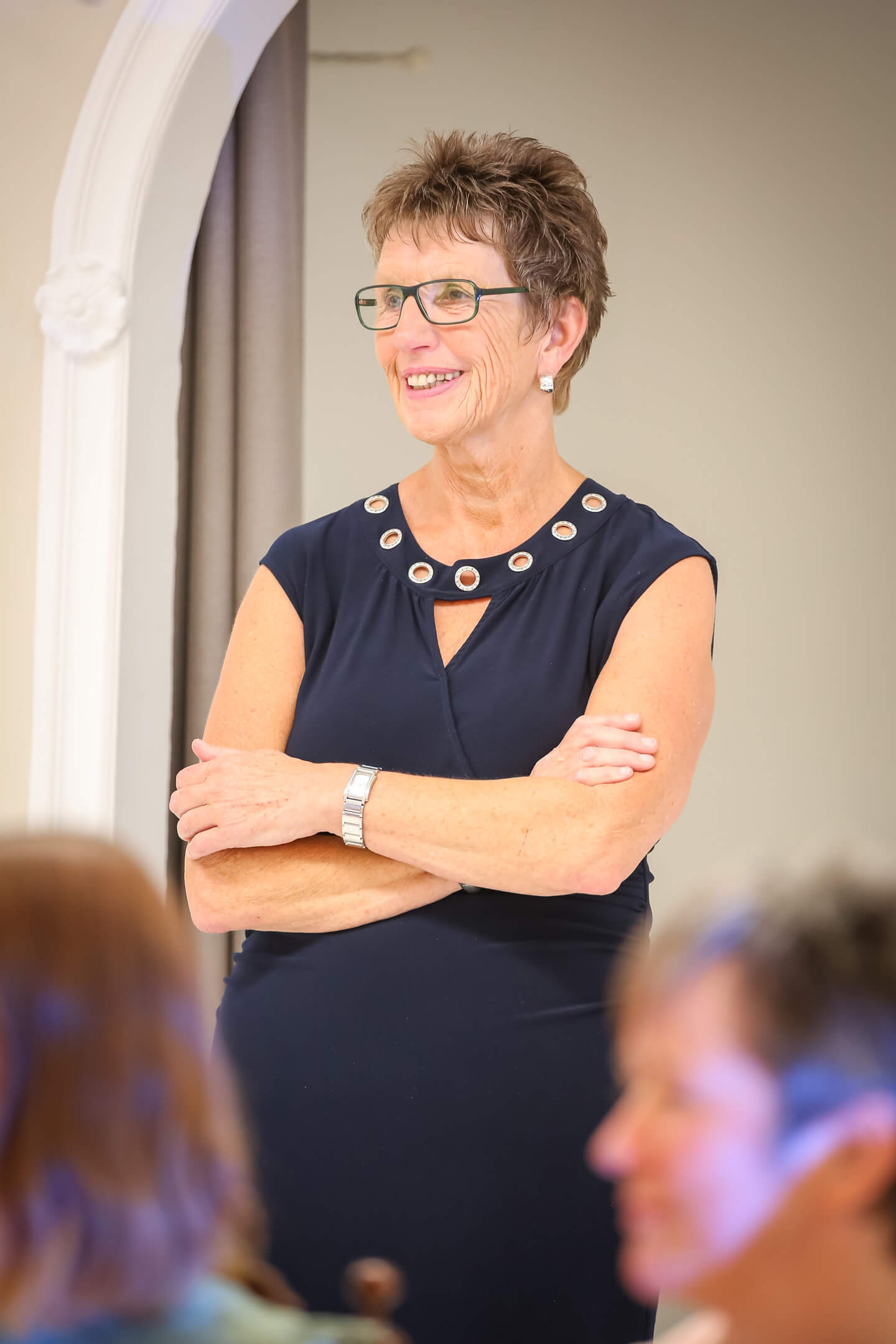 Geschäftsfuehrerin Kirsten Juergensen von Laue Festgarderobe