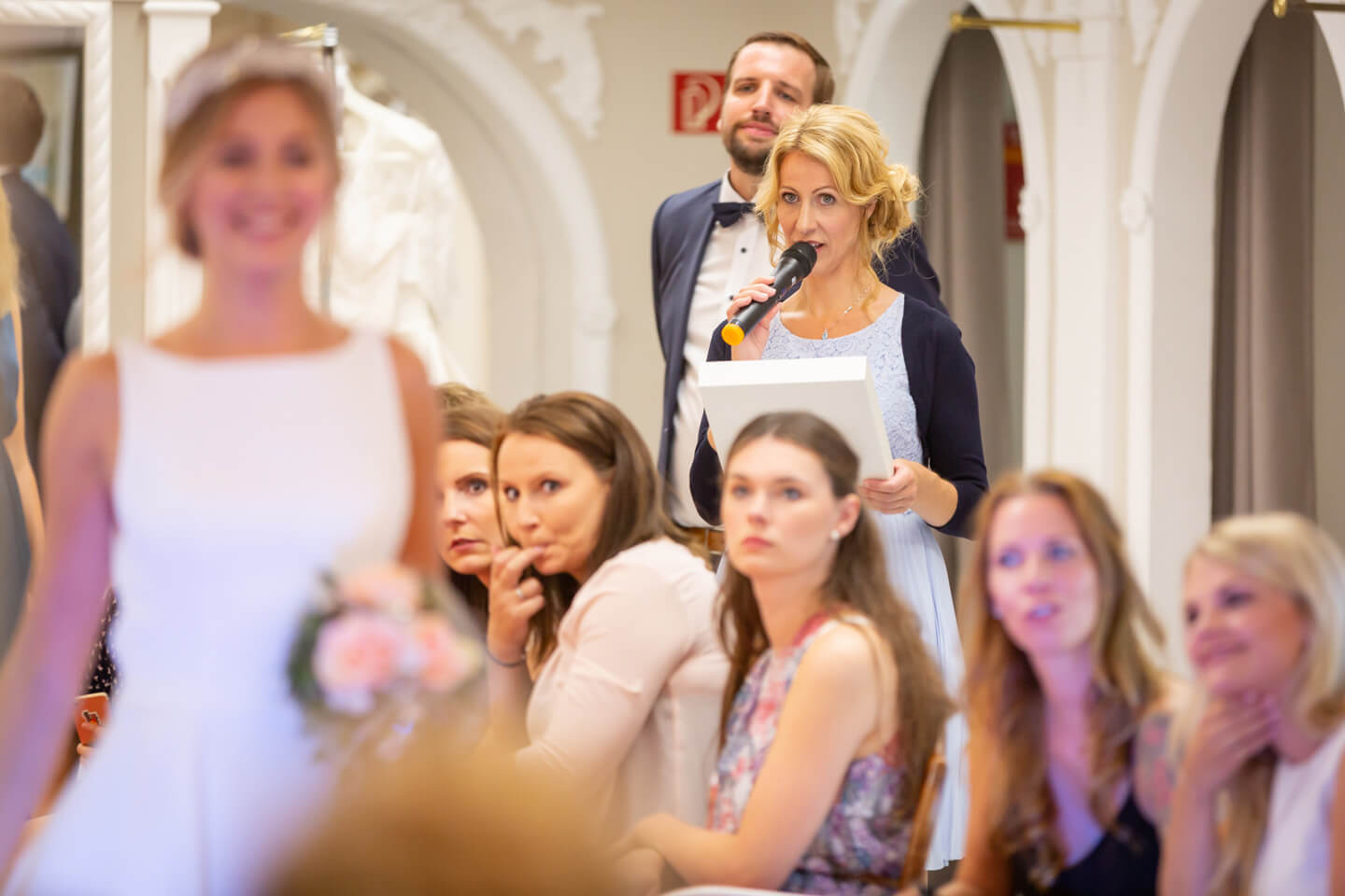 Moderatorin Jessica ten Have