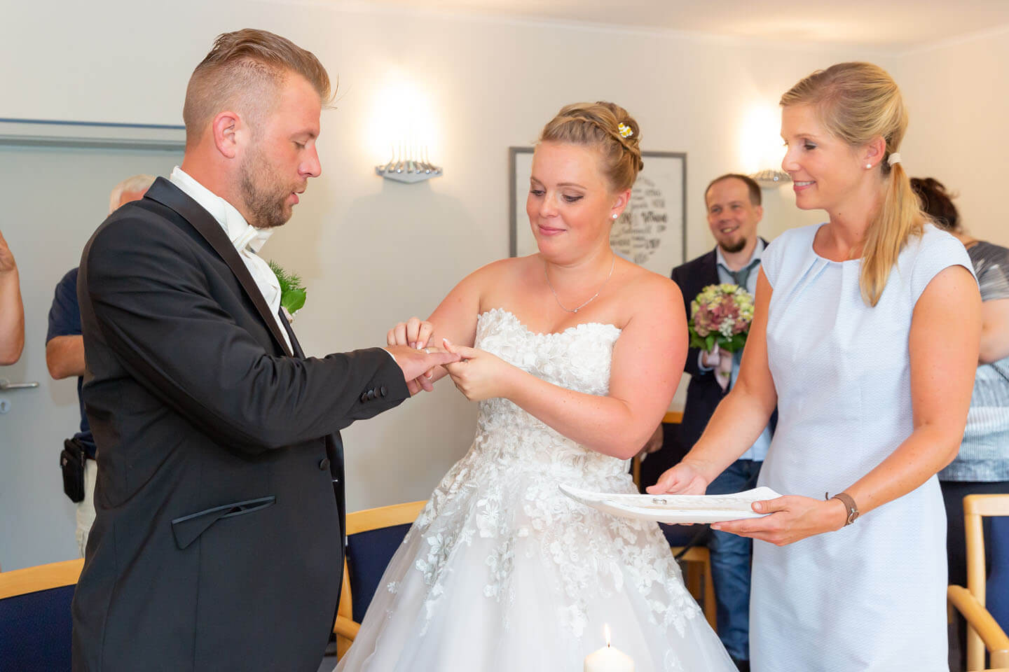 Darfst du als Hochzeitsfotograf nicht verpassen: den Ringtausch