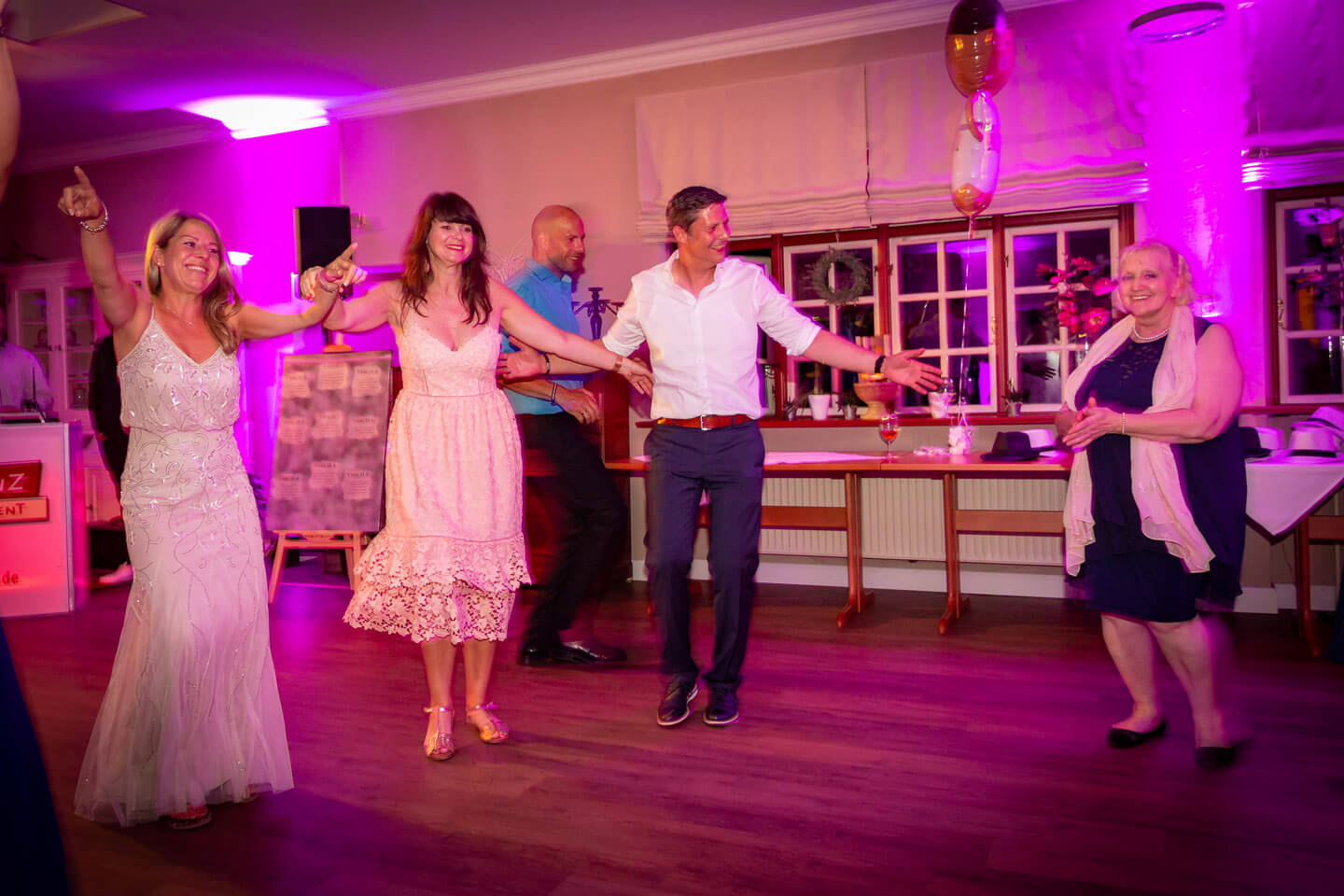 Dancefloor auf Hochzeitsfeier