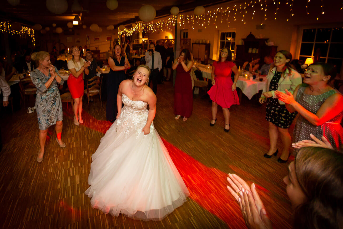 Ausgelassene Stimmung auf der Tanzfläche