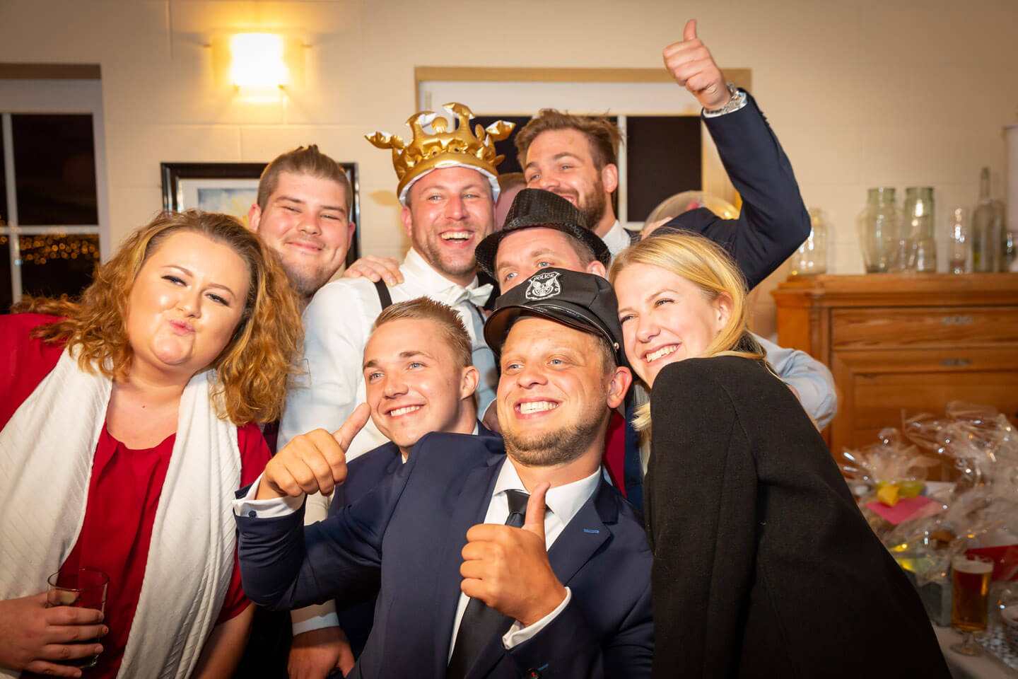 Photobooth auf einer Hochzeit in Norddeutschland