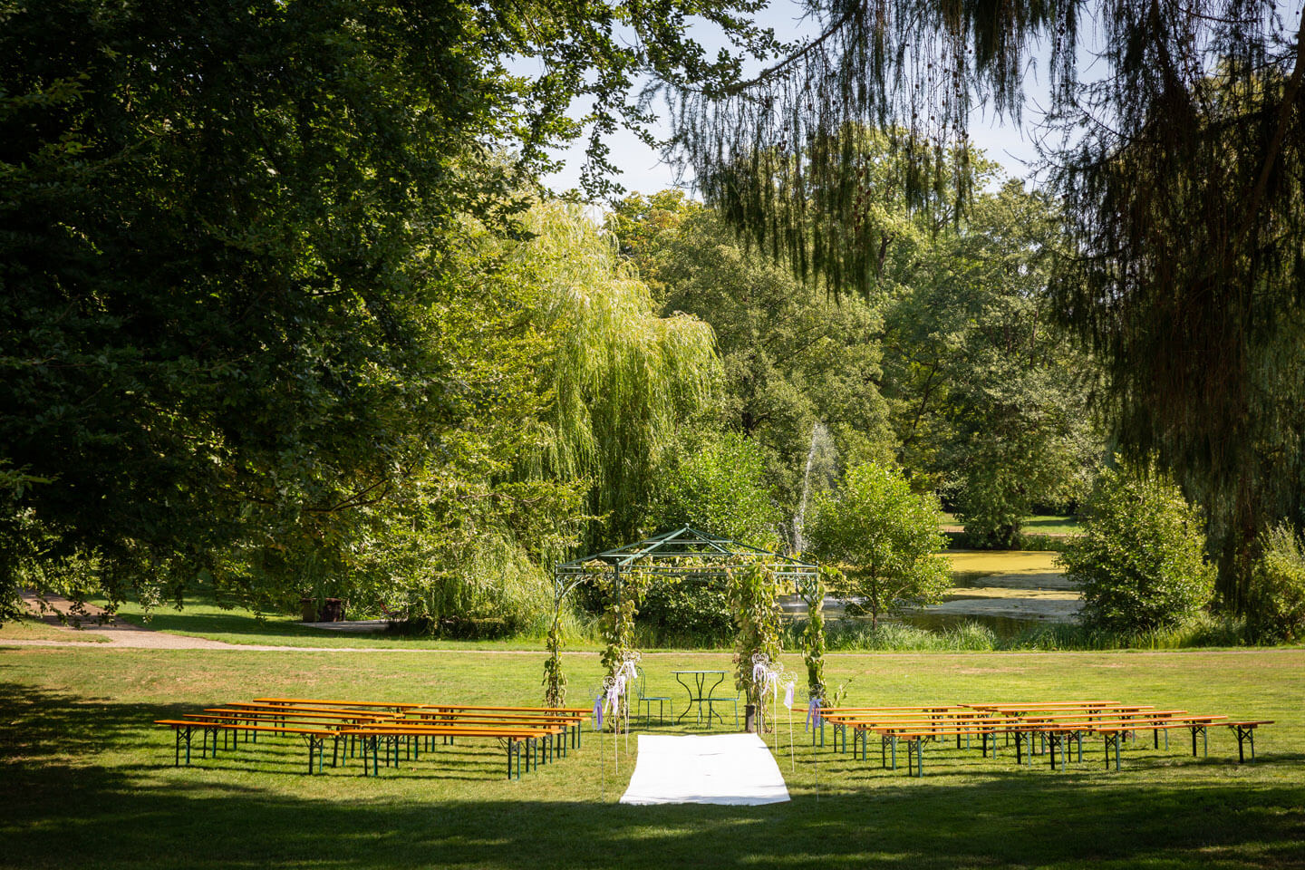 Vorbereitungen für freie Trauung