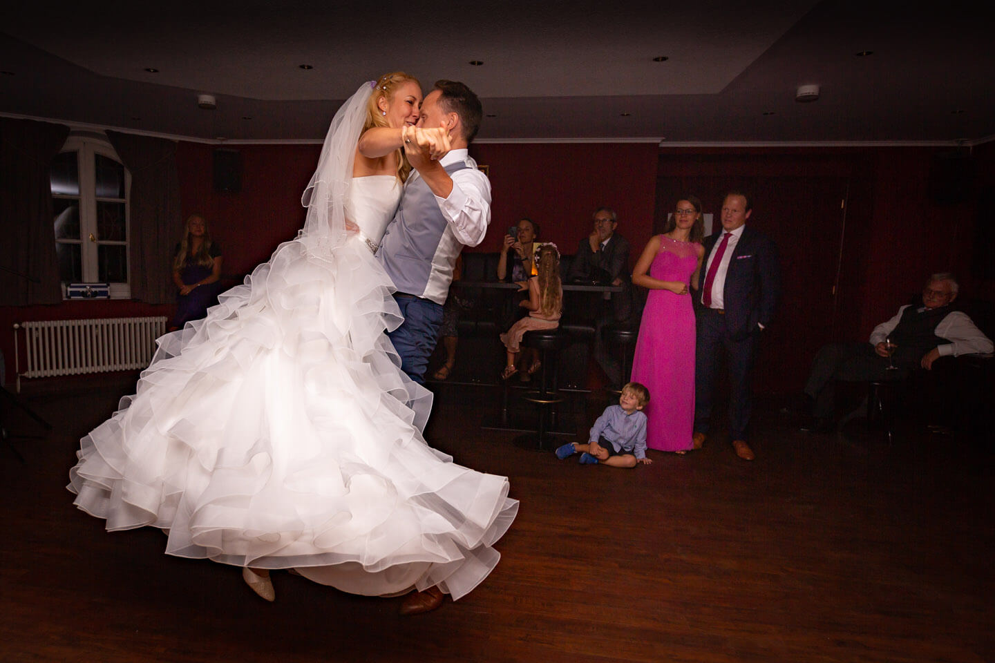 Hochzeitstanz auf der Tanzfläche