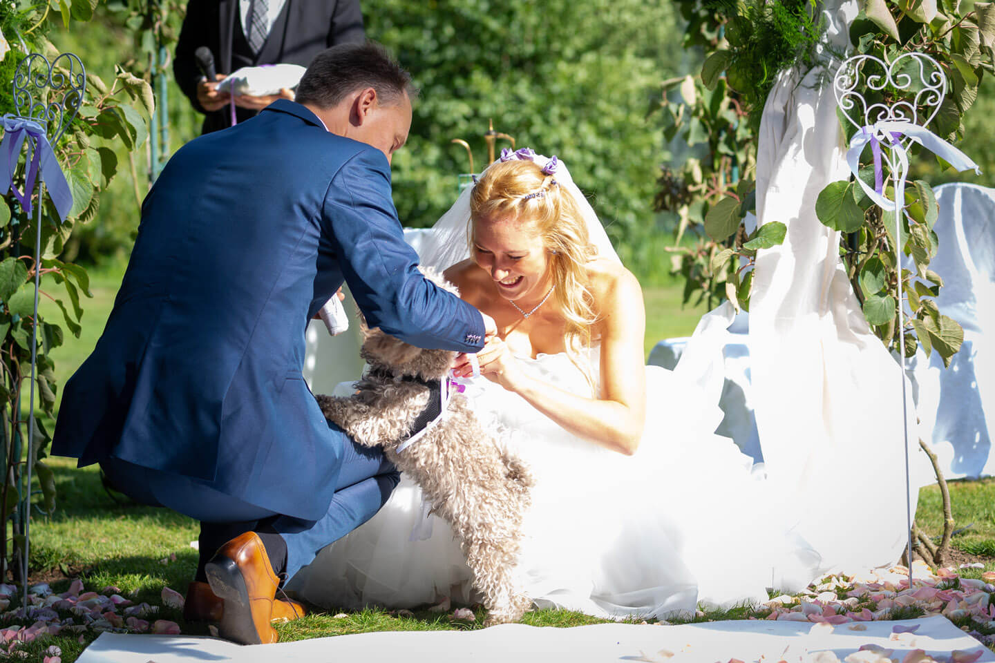 Hund bringt Trauringe