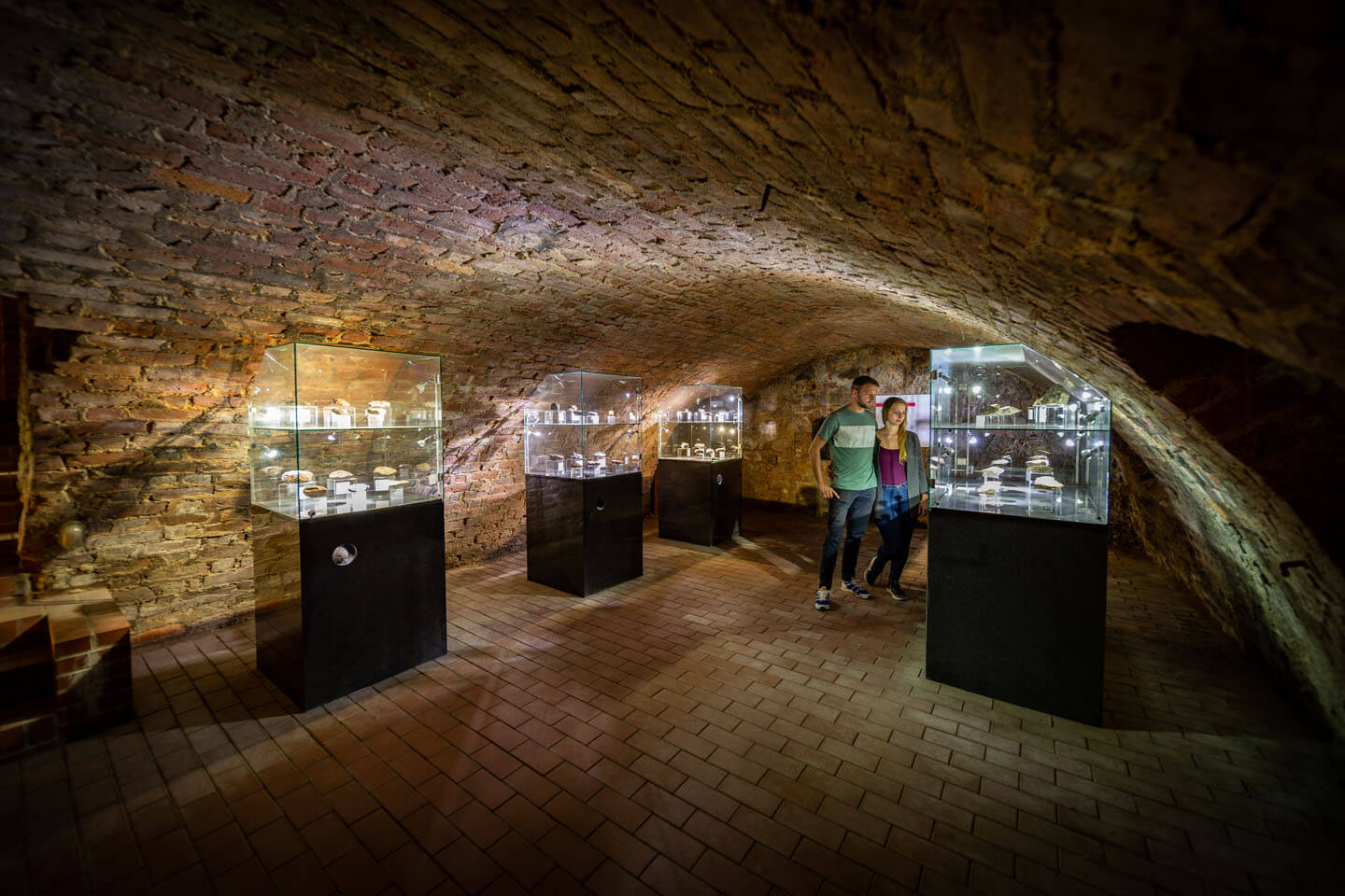 Gewölbe eines Museums in Brandenburg