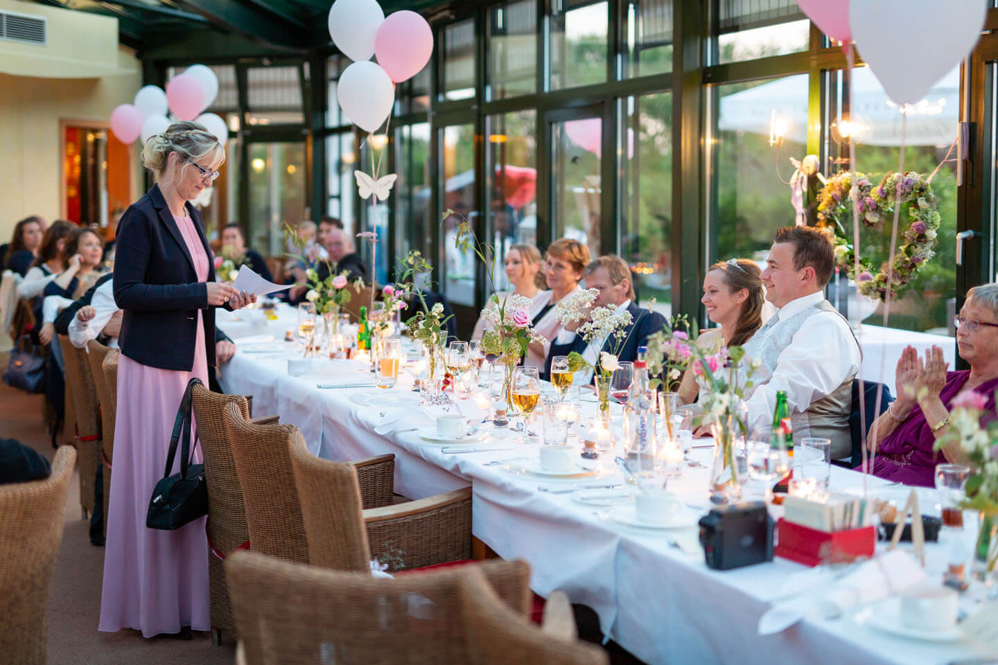 Rede vor dem Brautpaar