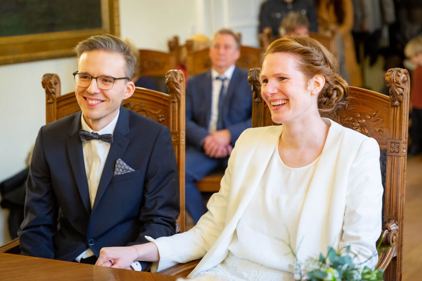 Brautpaar im Standesamt Altona