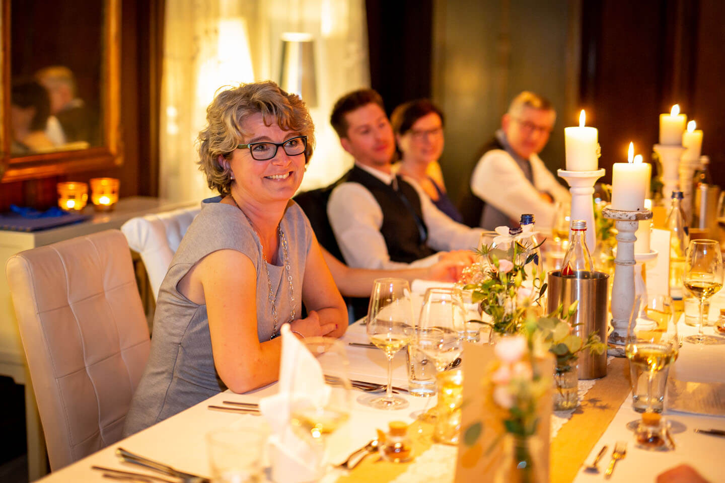 Brautmutter Kerzenlicht