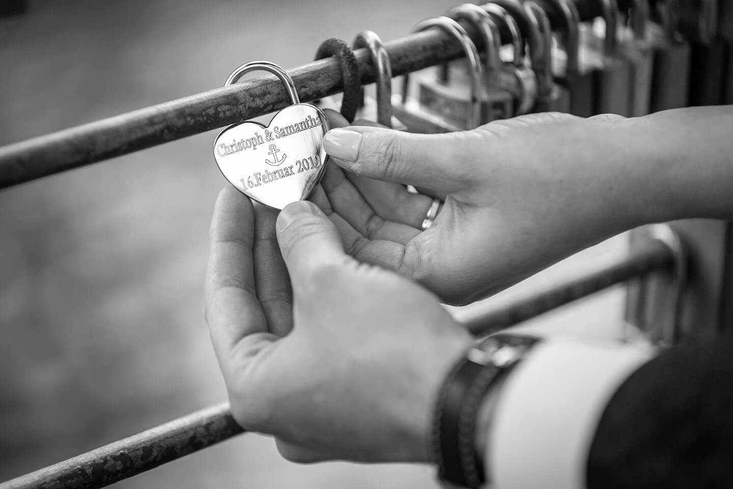 Liebesschloss Lüneburger Altstadt