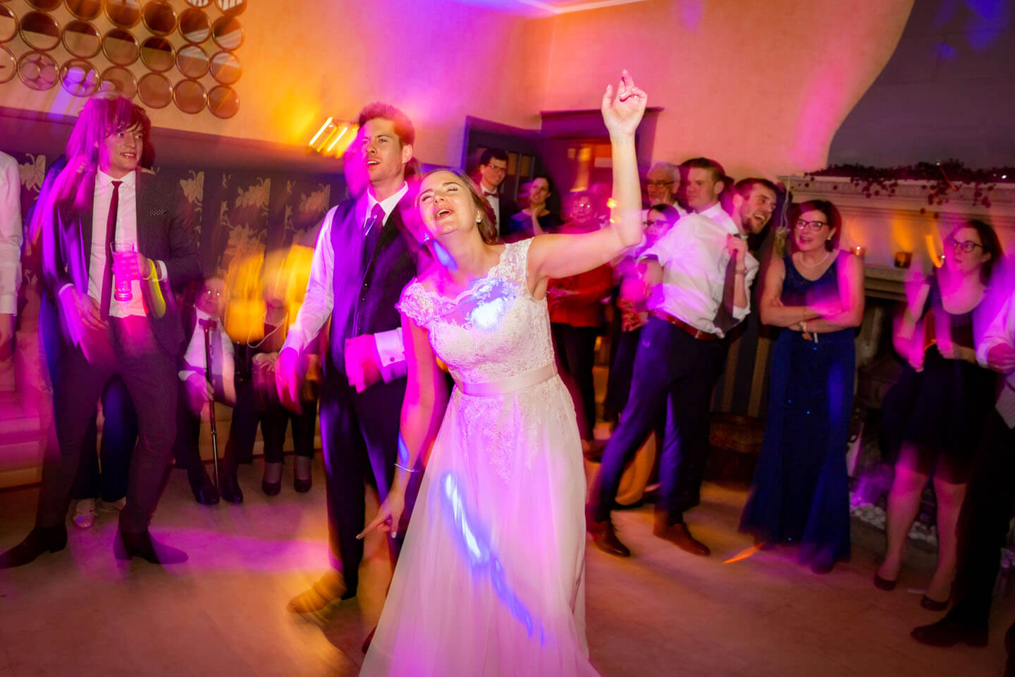 Abrocken auf der Hochzeit