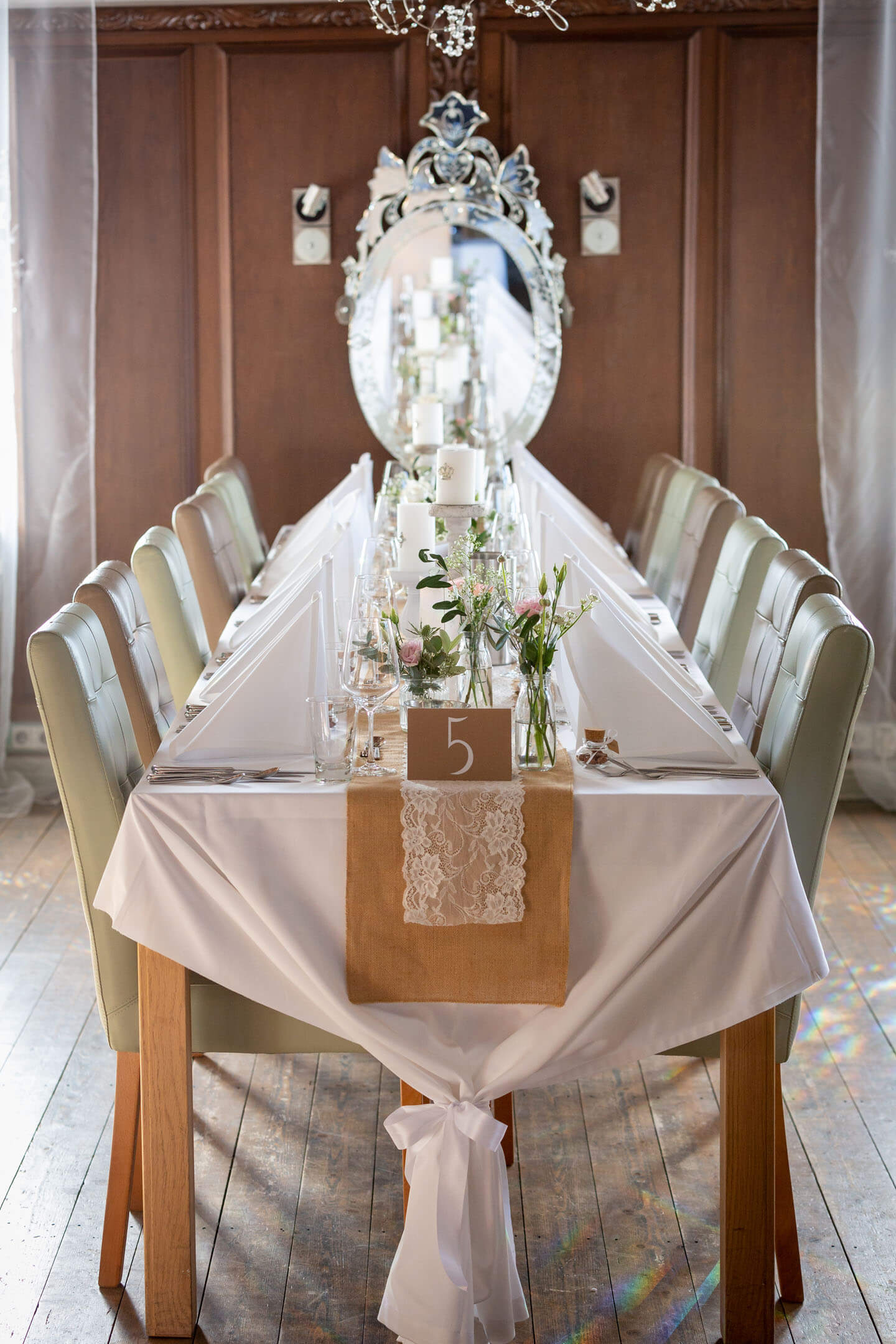 Hochzeitsgedeck Gut Bardenhagen