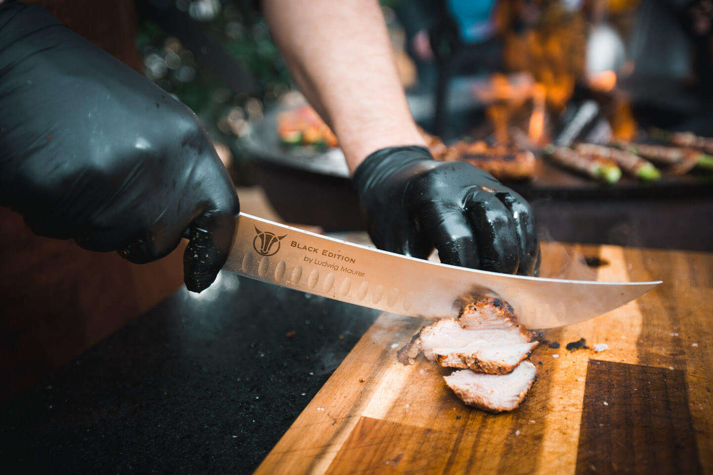 Live-Grillen heißt Live-Essen!