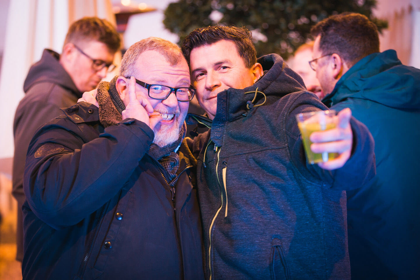 Partyfoto von der Internorga