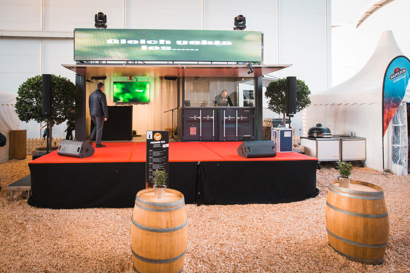 Der Showcontainer gibt sein Debüt