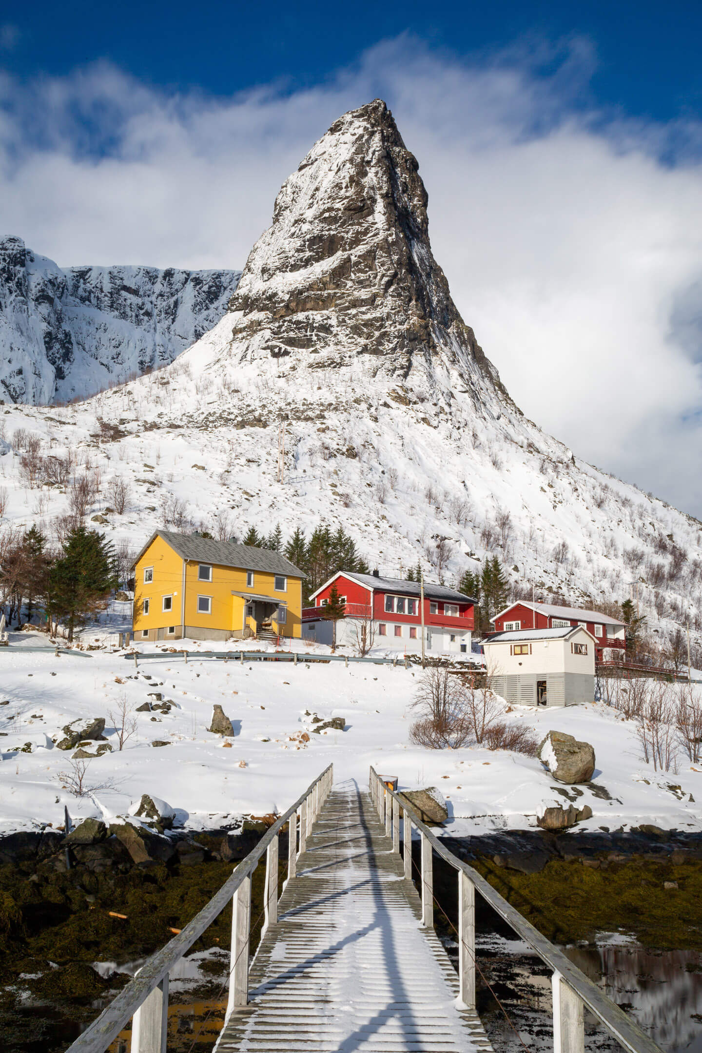 Der berühmte Steg in Reine