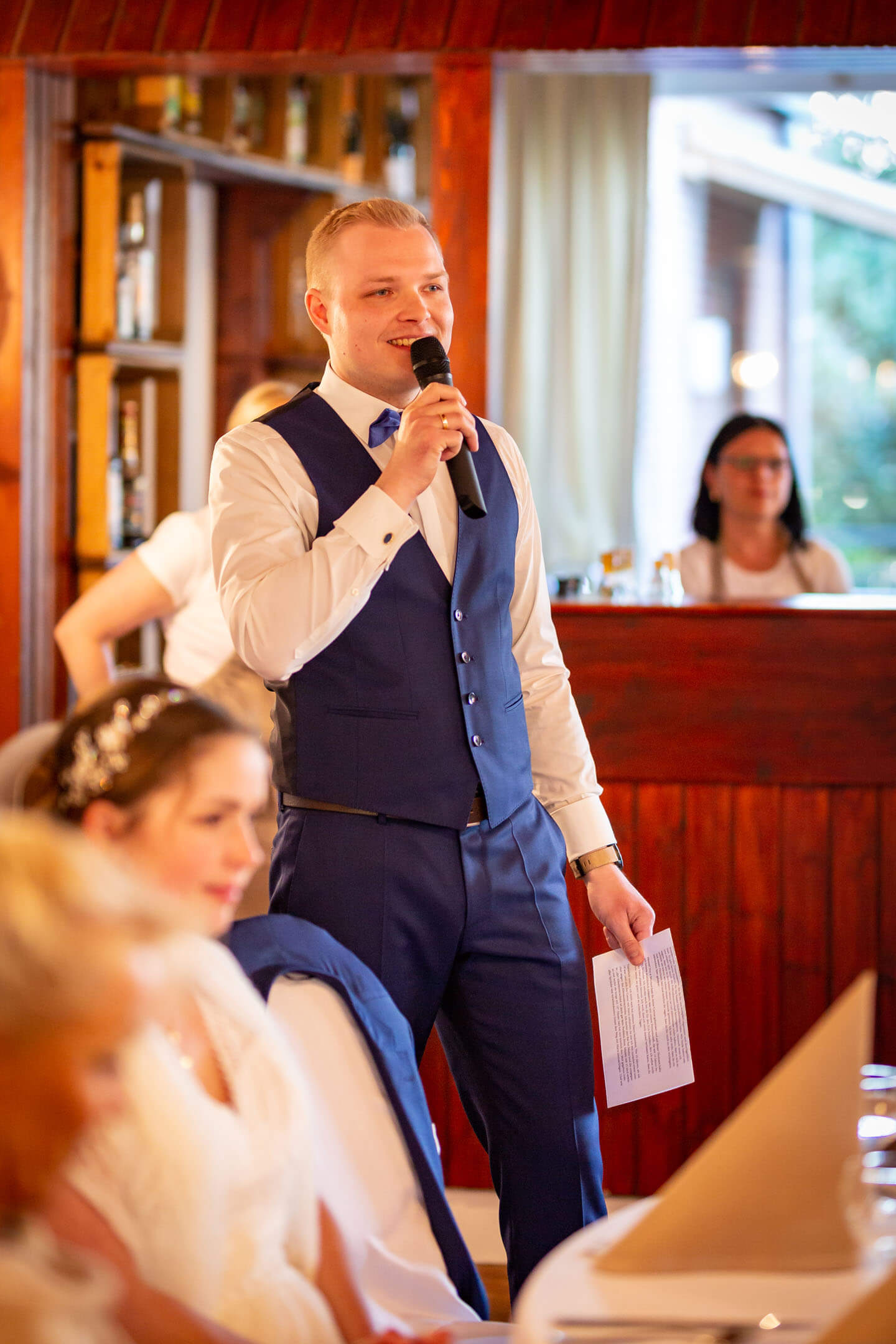 Ansprache des Bräutigams bei einer Hochzeit im Landhaus Westerhof