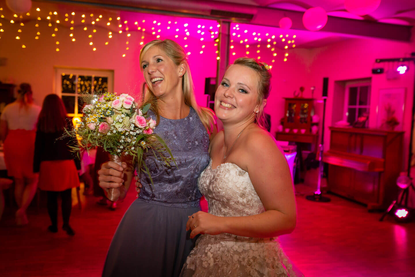 Brautstrauss gefangen