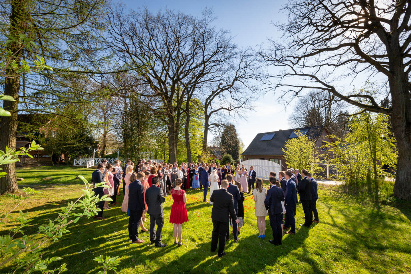 Ansprache bei Hochzeit im Garten
