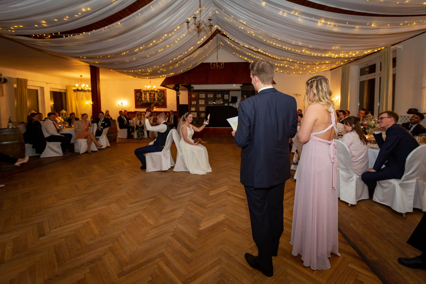 Schuhspiel auf der Hochzeit