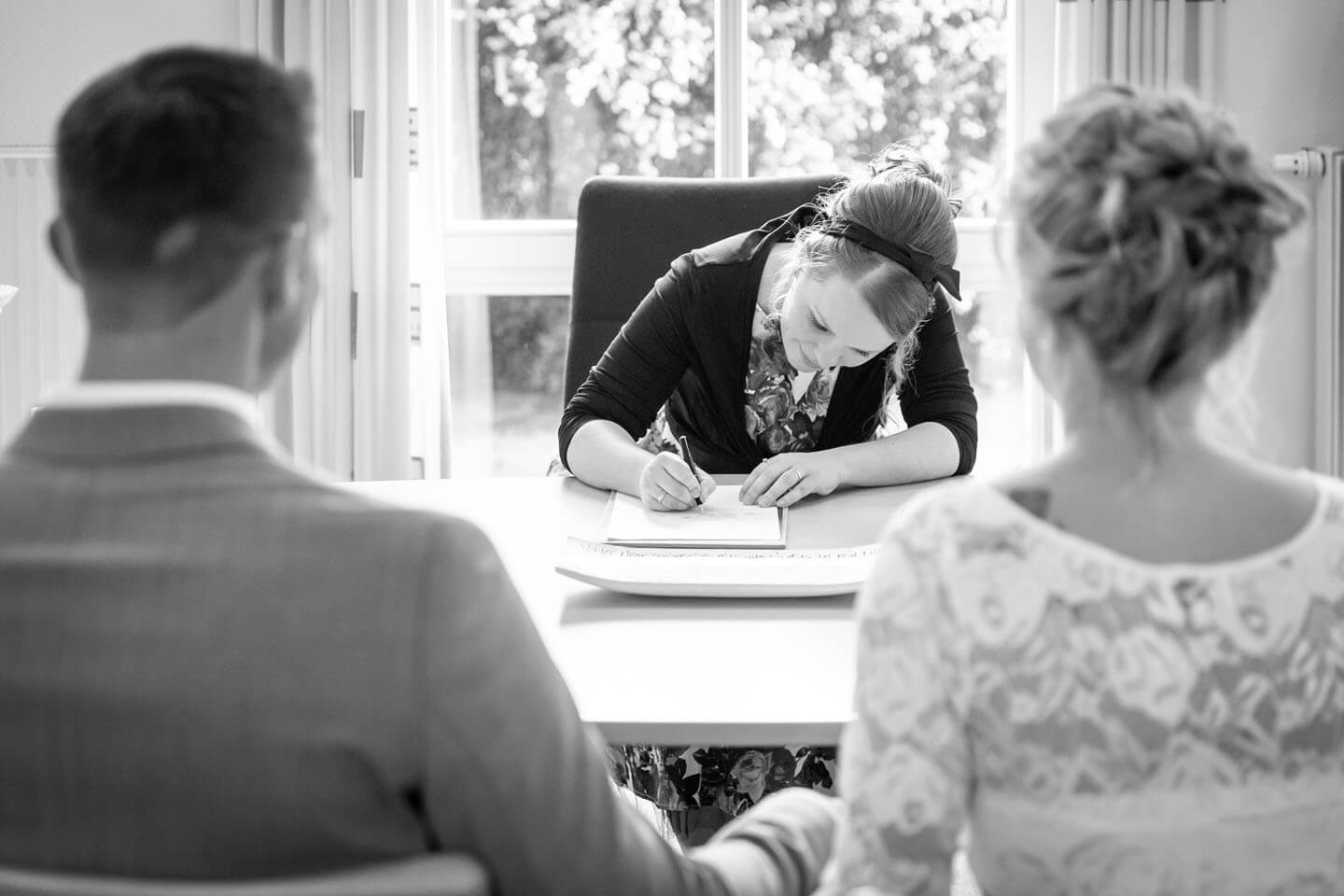 Unterschrift Trauzeugin