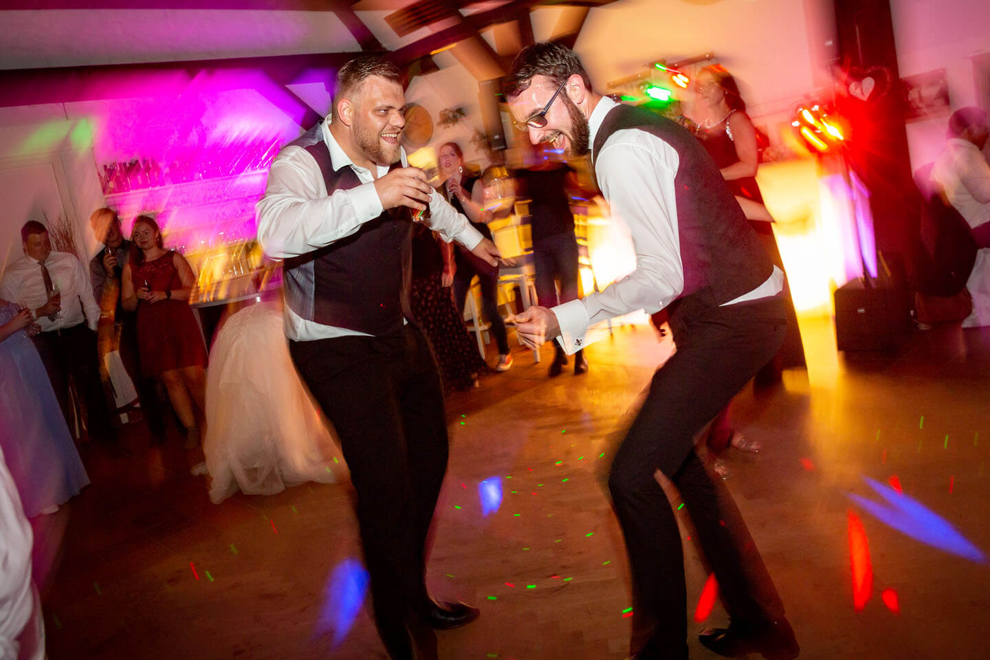 Ausgelassene Stimmung auf der Tanzfläche