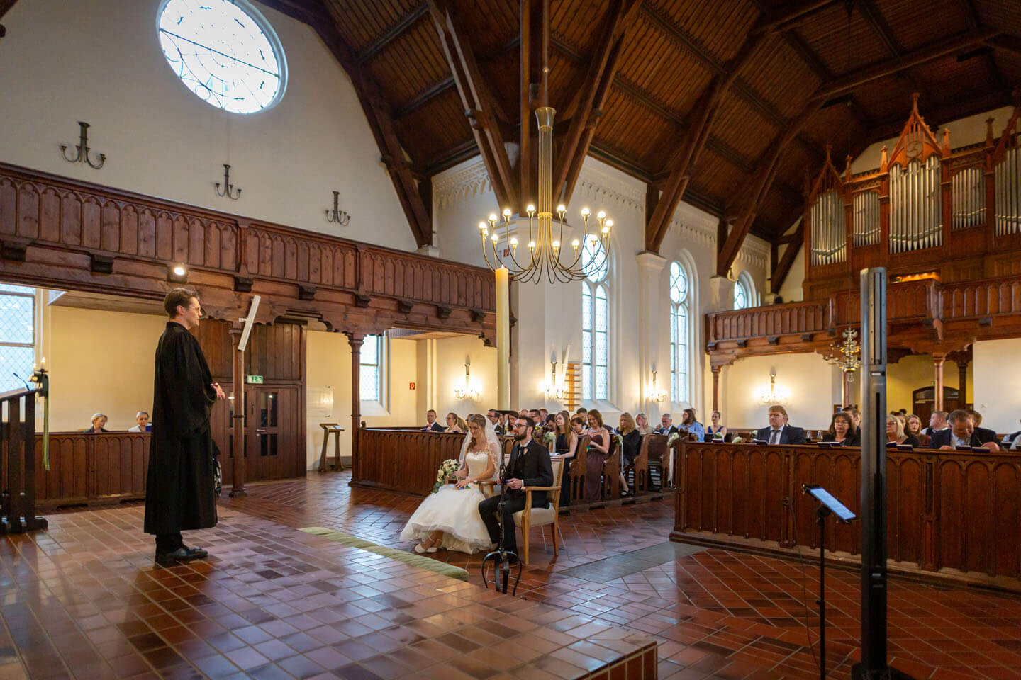 Trauung in der sankt Michaeliskirche in Kaltenkirchen