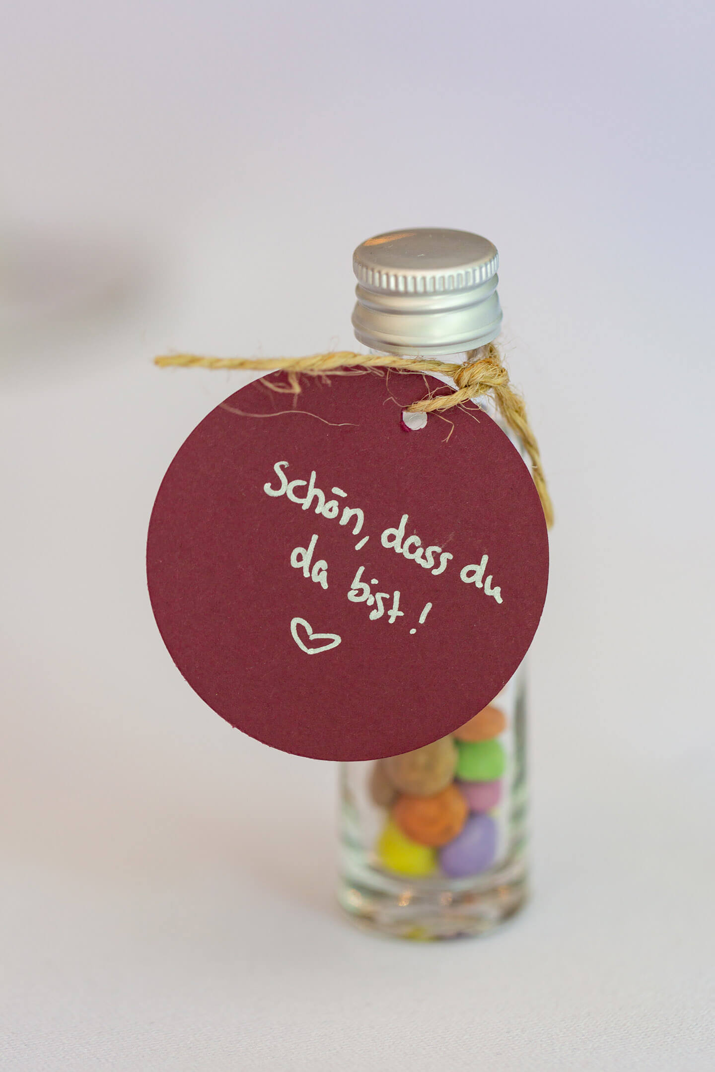 Kleines Gastgeschenk für die Hochzeitsgäste