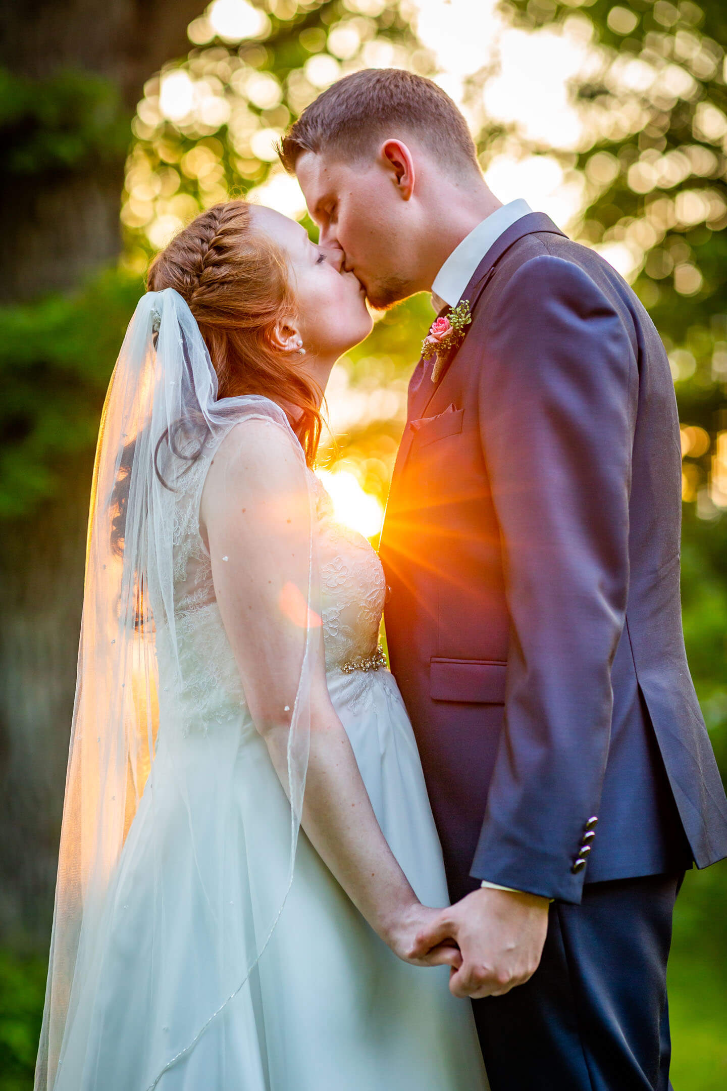 Hochzeitsbilder im Sonnenuntergang. Foto: Florian Läufer