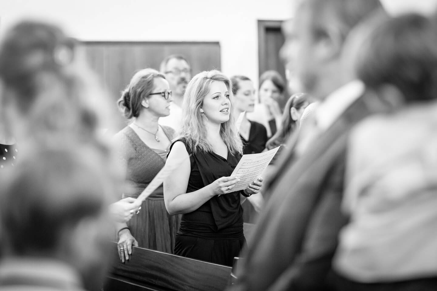 Sängerin des Kirchenchors