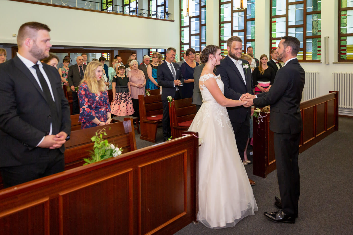 Traungszeremonie in der Neuapostolischen Kirche