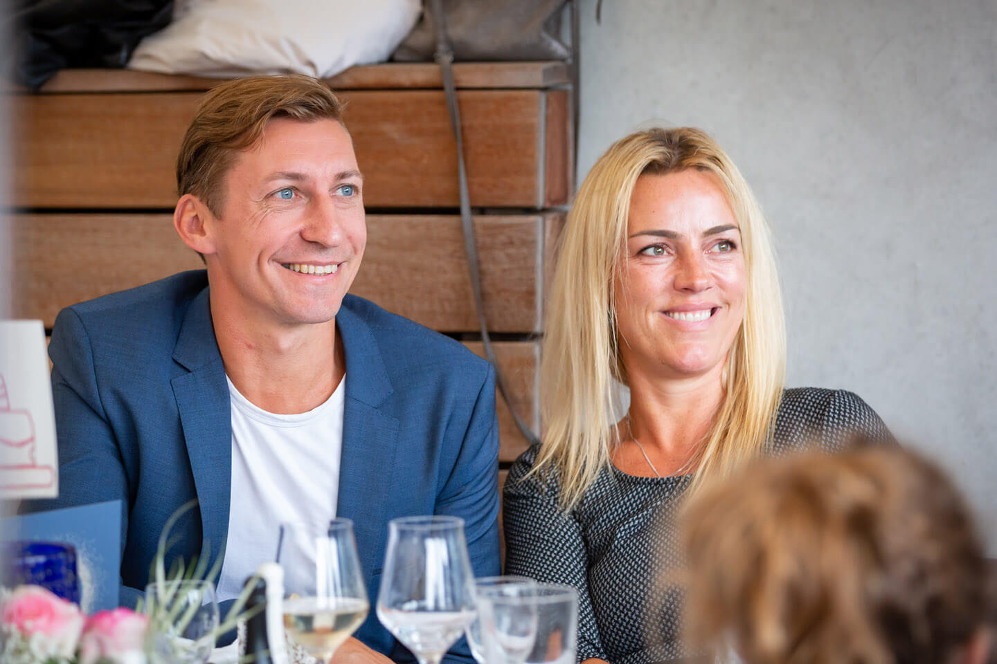 Gäste der Hochzeitsgesellschaft