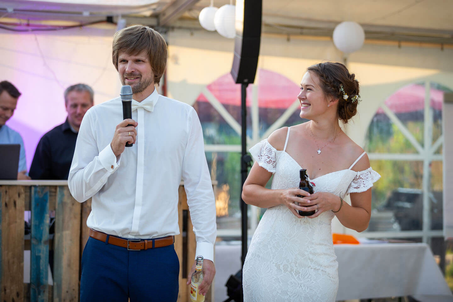 Begrüßungsrede vom Hochzeitspaar