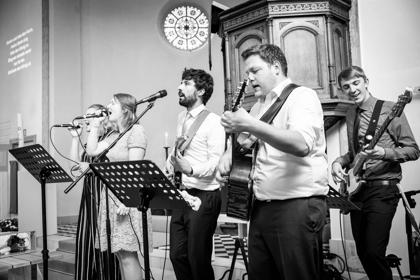Live-Musik im Haus der Begegnung in Bad Oldesloe während einer Hochzeit