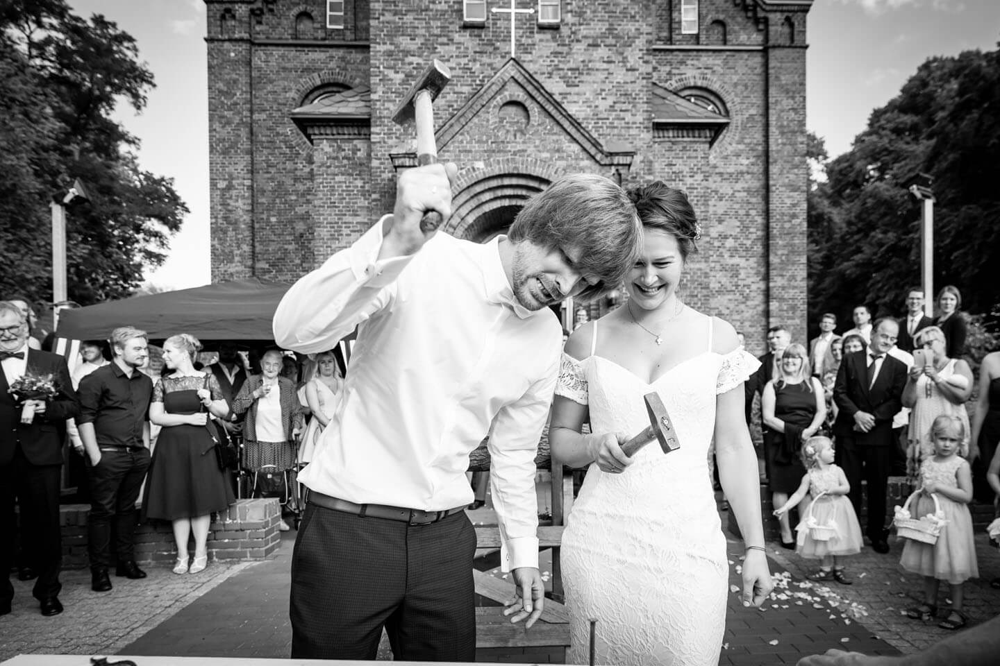 Nagelbrett Hochzeitspaar