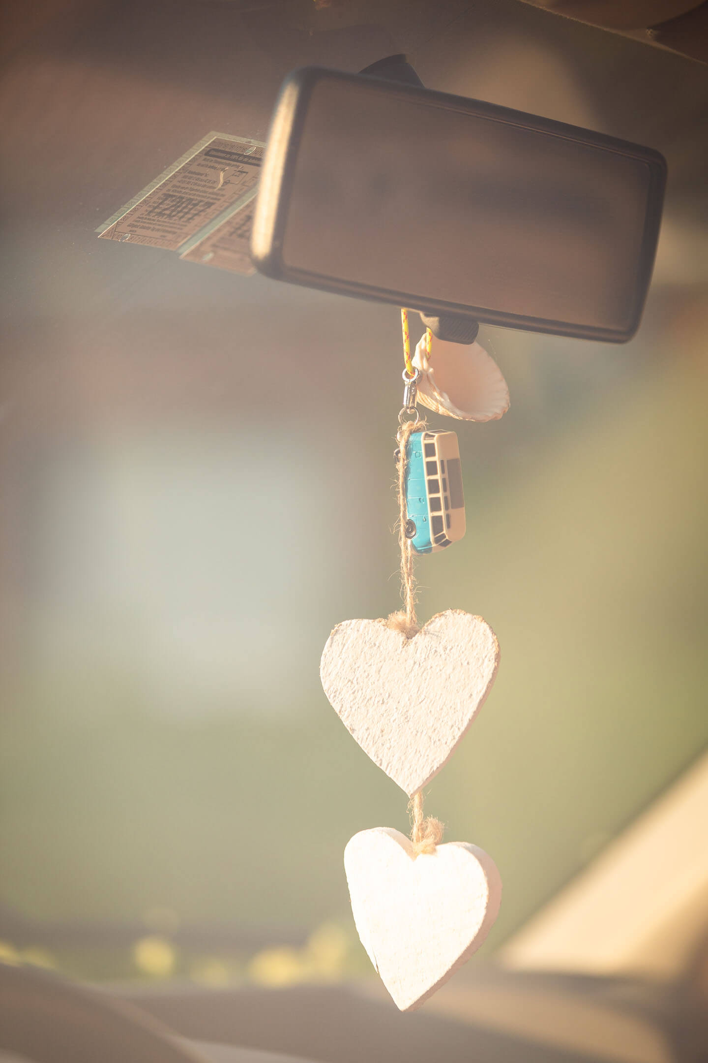 Rückspiegel VW-Bulli